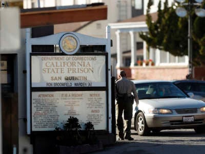 San Quentin State Prison in San Quentin, California, on December 14, 2020.