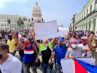 Thousands in Cuba Protest Amid Deep Economic Crisis and Ongoing US Blockade