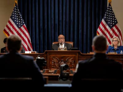 Rep. Bennie Thompson speaks during a hearing