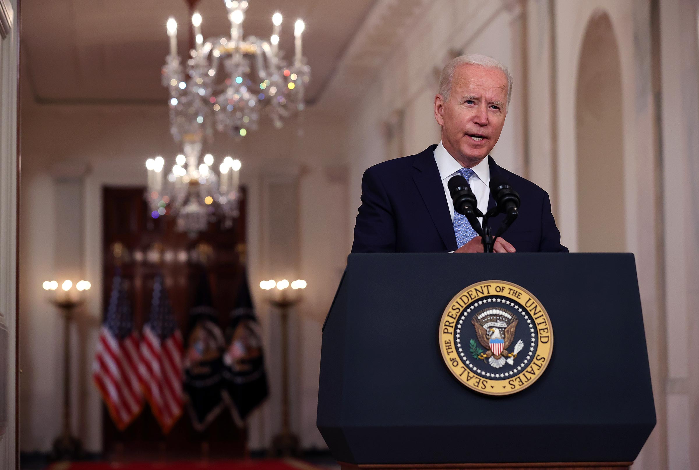 Biden’s Defense Of Afghanistan Withdrawal Had A Side-Serving Of Pro-War ...