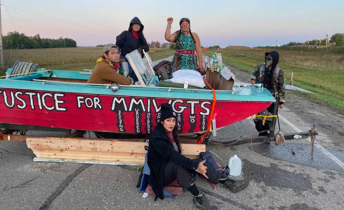 On September 7, 2021, Water Protectors erected multiple blockades at a major U.S.-Canadian tar sands terminal in Clearbrook, Minnesota, in direct opposition to Enbridge's Line 3.