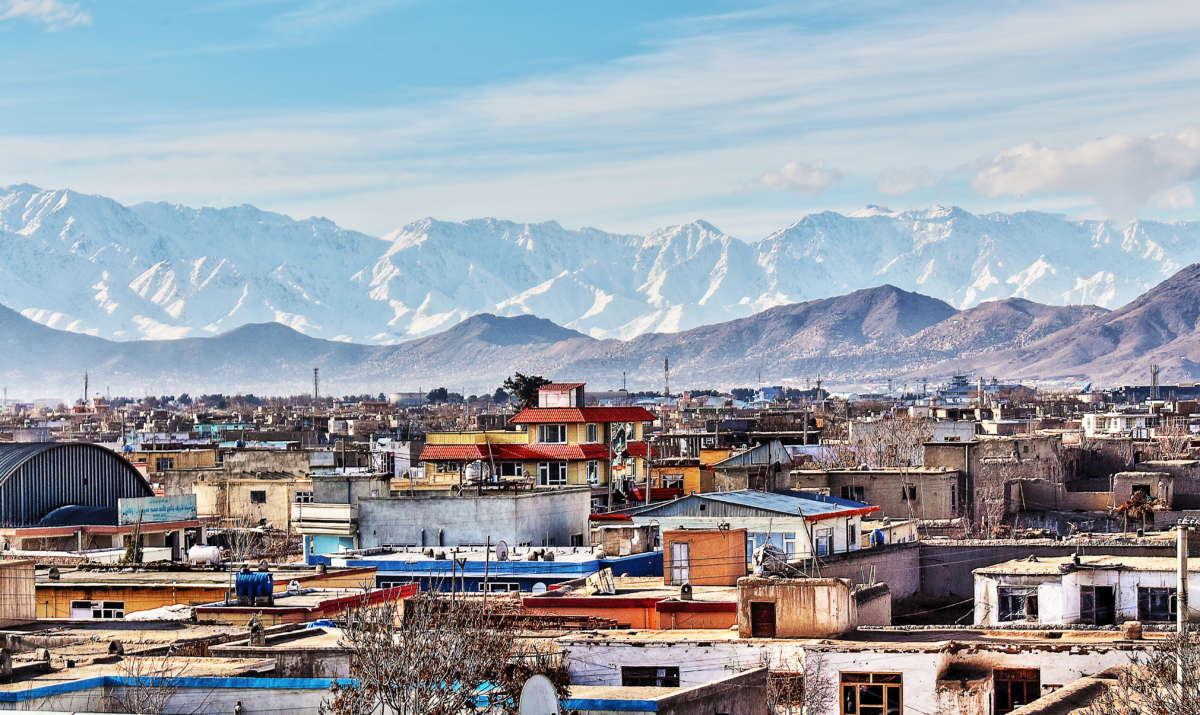 A view of a Kabul suburb