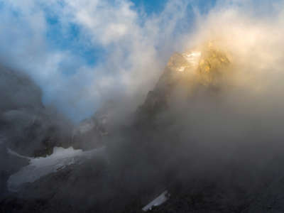 Mount Kenya National Park and Reserve, home to the glacial lake Tyndall Tarn and shrinking Tyndall Glacier, is pictured in the highlands of central Kenya, on November 25, 2012.