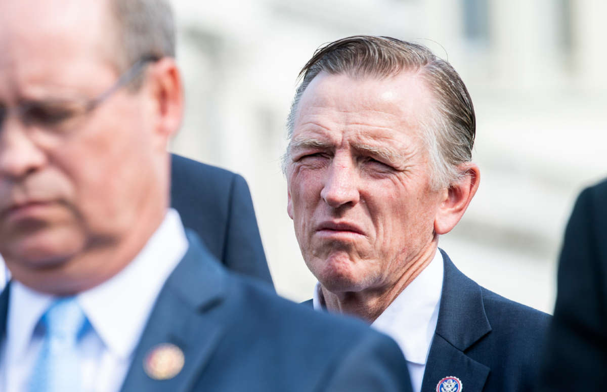 Rep. Paul Gosar attends a news conference outside of the Capitol on July 22, 2021.
