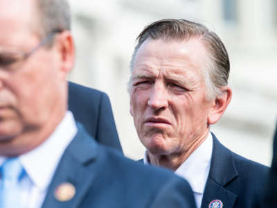 Rep. Paul Gosar attends a news conference outside of the Capitol on July 22, 2021.