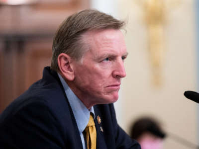Rep. Paul Gosar is seen during a House Natural Resources Committee hearing in Washington, D.C., on July 28, 2020.
