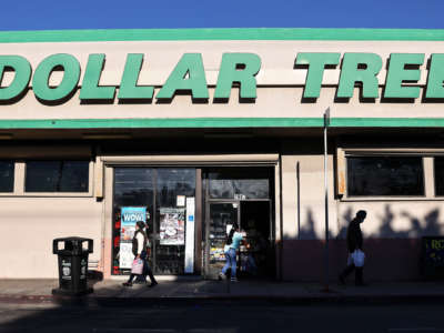The facade of a Dollar Tree