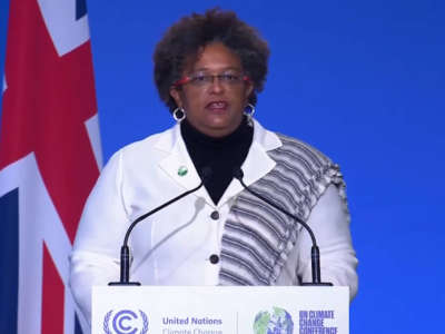 Barbados Prime Minister: 2 Degrees of Warming Is "Death Sentence" for Millions