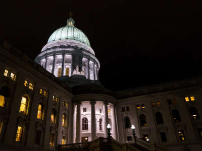 The Wisconsin State Capitol is pictured in December 4, 2018, in Madison, Wisconsin.