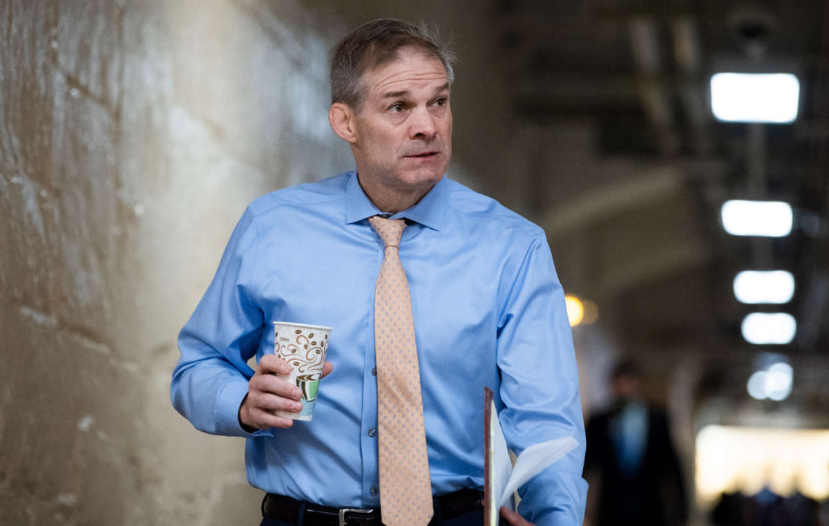 Rep. Jim Jordan is seen in the Capitol on May 12, 2021.