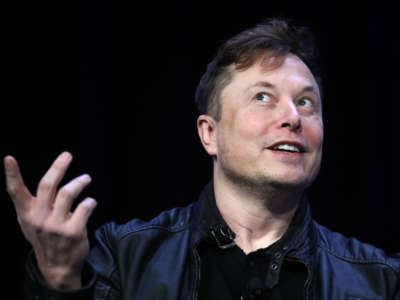 Elon Musk, founder and chief engineer of SpaceX speaks at the 2020 Satellite Conference and Exhibition March 9, 2020, in Washington, D.C.