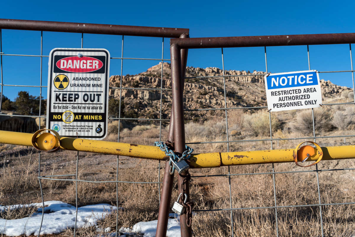 Red Water Pond Road Community in New Mexico, on January 13, 2020.