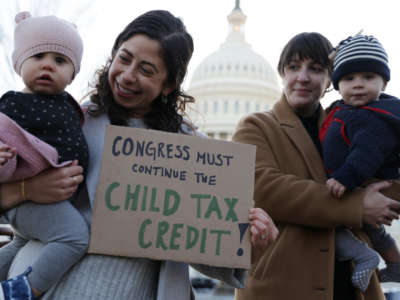 Parents And Caregivers Rally For Passage Of Biden's Build Back Better Plan