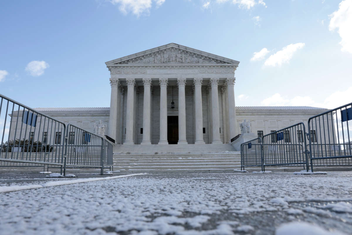 A view of the U.S. Supreme Court on Capitol Hill on January 7, 2022, in Washington, D.C.