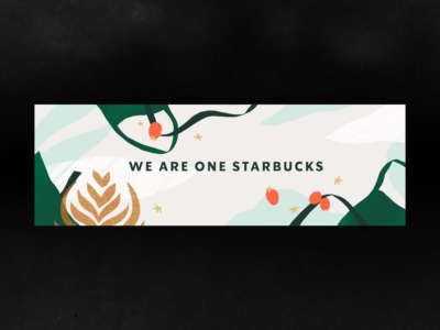Banner image from Starbucks's We Are One Starbucks website.