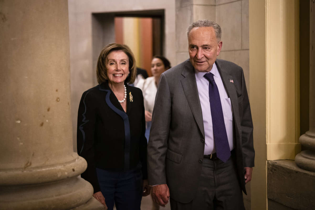 Nancy Pelosi and Chuck Schumer