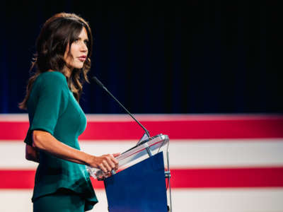 South Dakota Gov. Kristi Noem speaks during the Conservative Political Action Conference (CPAC) on July 11, 2021, in Dallas, Texas.