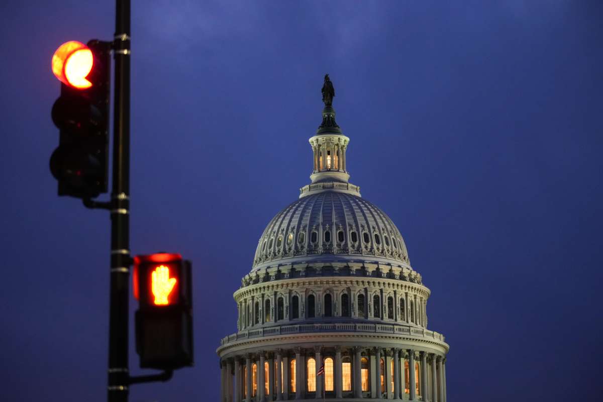 The U.S. Capitol as seen on January 19, 2022, in Washington, D.C.