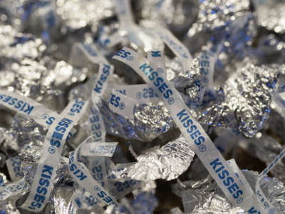 Hershey kiss wrappers