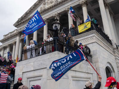 Trump supporters storm the Capitol on January 6, 2021, in Washington, D.C.