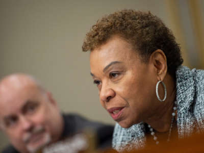 Rep. Barbara Lee speaks during a hearing in Washington, D.C., on February 27, 2020.