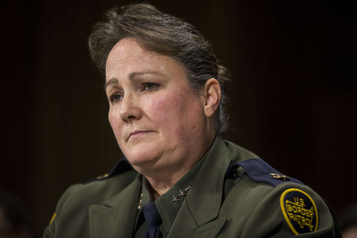 Border Patrol Chief Carla Provost testifies during a Senate Judiciary Subcommittee on Border Security and Immigration hearing on Capitol Hill on December 12, 2018, in Washington, D.C.