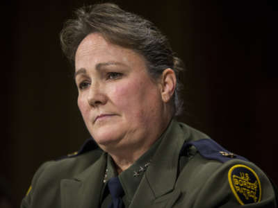 Border Patrol Chief Carla Provost testifies during a Senate Judiciary Subcommittee on Border Security and Immigration hearing on Capitol Hill on December 12, 2018, in Washington, D.C.