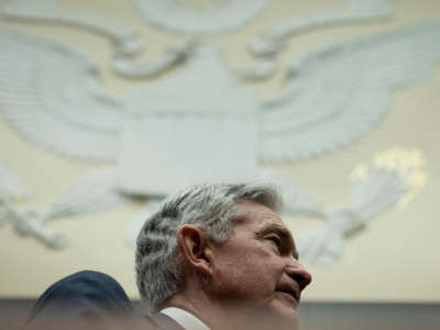 Chairman of the Federal Reserve Jerome H. Powell arrives for a hearing of the House Committee on Financial Services on Capitol Hill on June 23, 2022, in Washington, D.C.