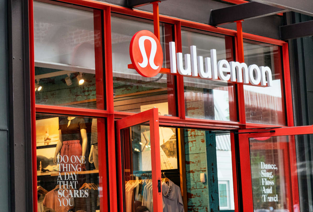 A cafe is seen inside a Lululemon Athletica Inc. store in the Lincoln  News Photo - Getty Images