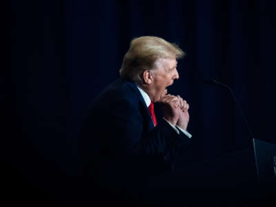 Former President Donald Trump speaks during the America First Agenda Summit organized by America First Policy Institute AFPI on July 26, 2022, in Washington, D.C.