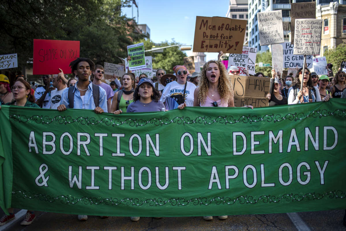 Abortion Rights Protest in Austin, Texas