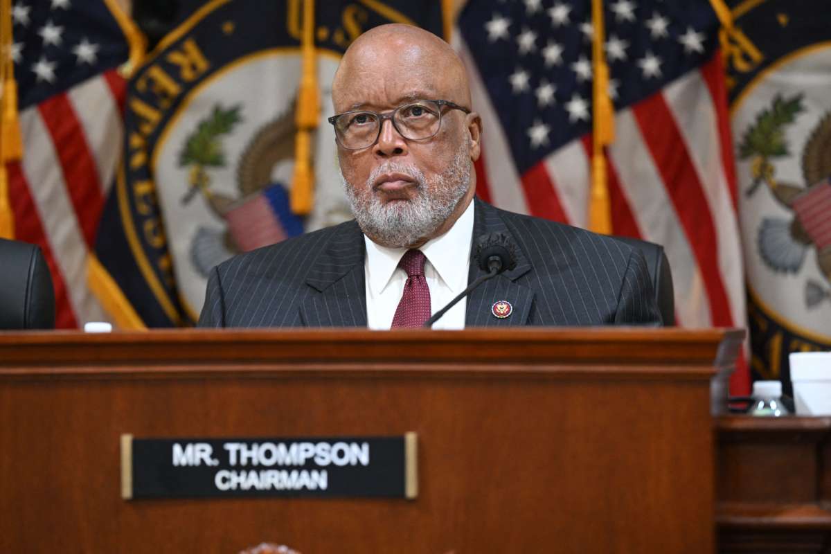 Rep. Bennie Thompson at the January 6 hearings