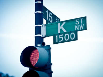 K Street sign, Washington D.C.