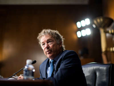 Sen. Rand Paul speaks during a Senate Foreign Relations Committee hearing on April 26, 2022, in Washington, D.C.