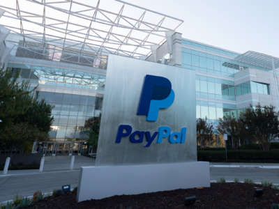 An exterior shot of the PayPal offices