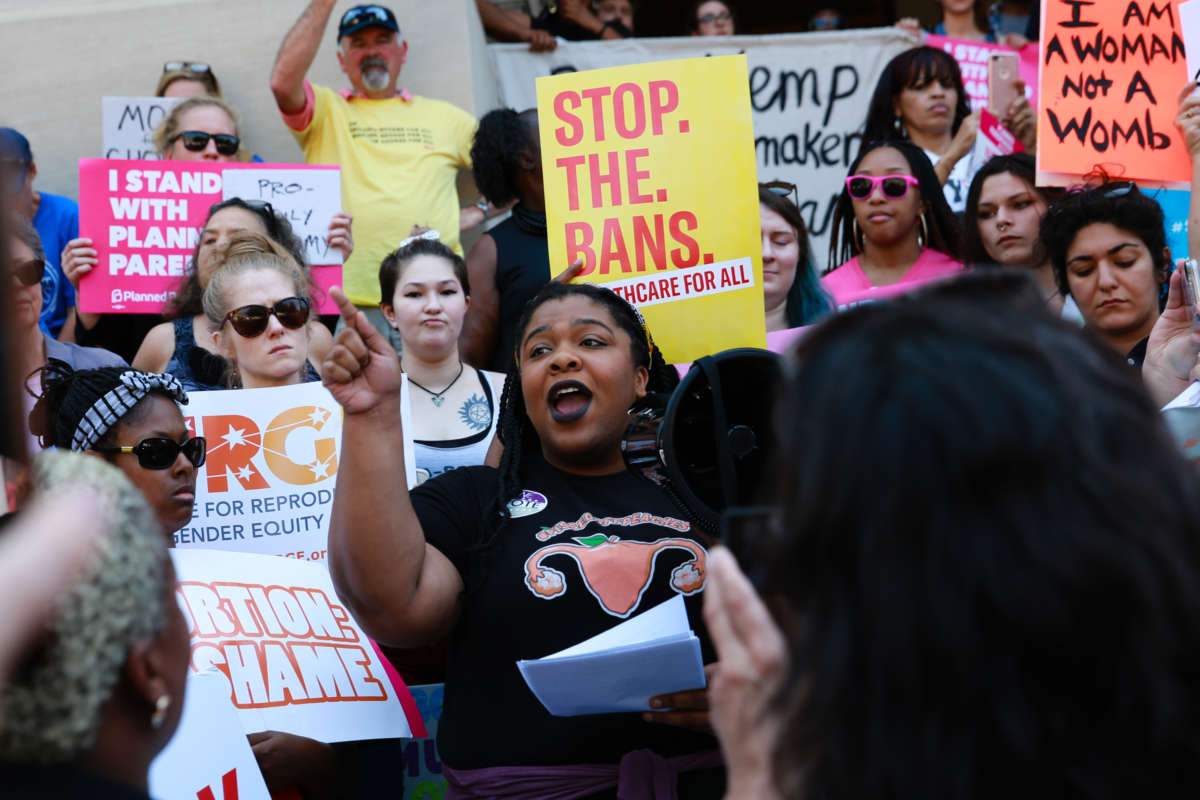 Georgia protest against abortion bans