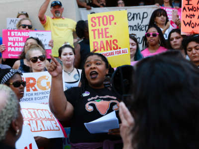 Georgia protest against abortion bans