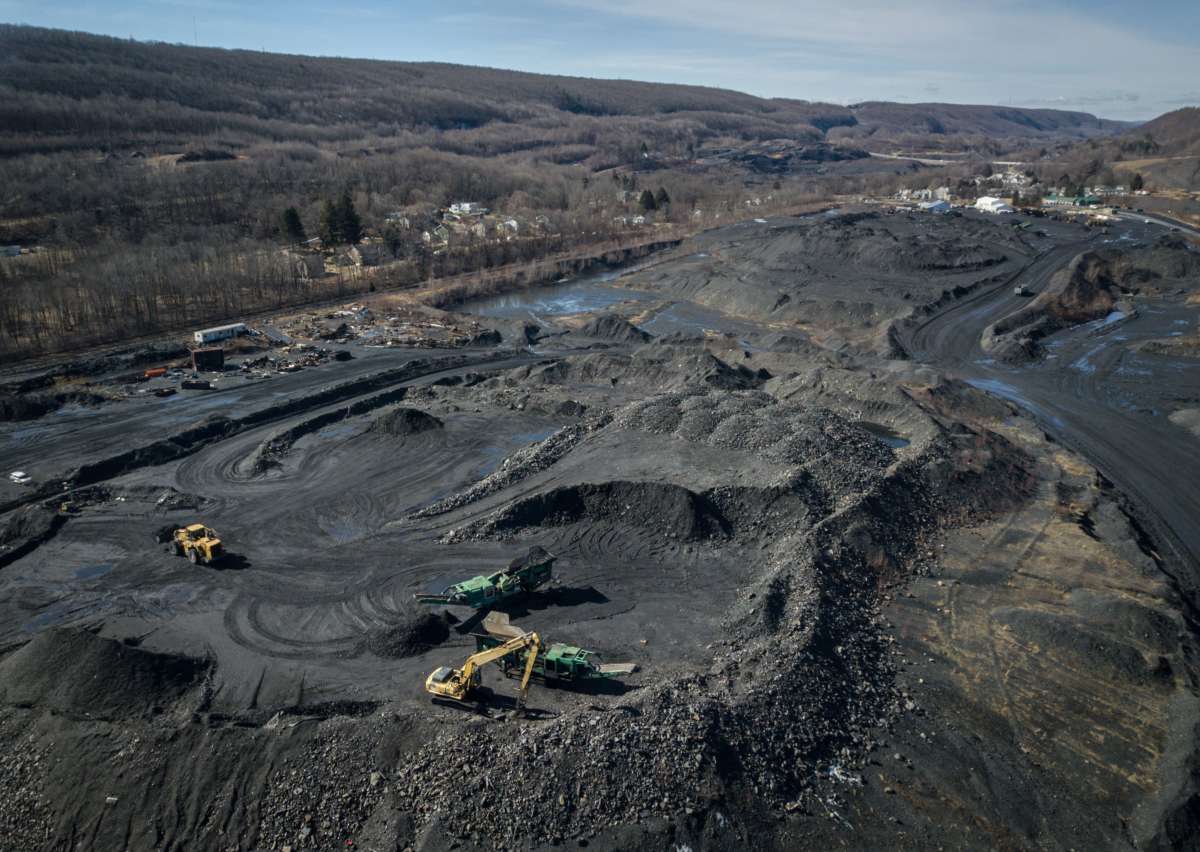 An anthracite coal mine in Maizeville, Pennsylvania, on March 3, 2022.