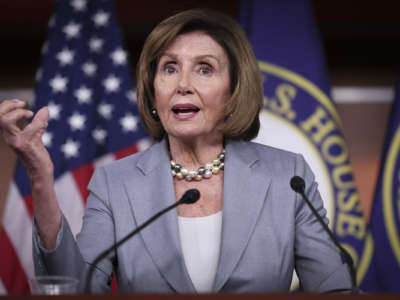 Speaker of the House Nancy Pelosi (D-California) answers questions during her weekly news conference at the U.S. Capitol on September 14, 2022 in Washington, D.C.