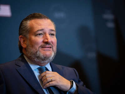 Sen. Ted Cruz speaks during the America First Agenda Summit, at the Marriott Marquis hotel on July 26, 2022, in Washington, D.C.