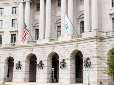 The exterior of the epa building