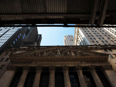 The New York Stock Exchange is seen during afternoon trading on September 13, 2022, in New York City.