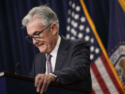 Federal Reserve Board Chairman Jerome Powell speaks during a news conference on September 21, 2022, in Washington, D.C.