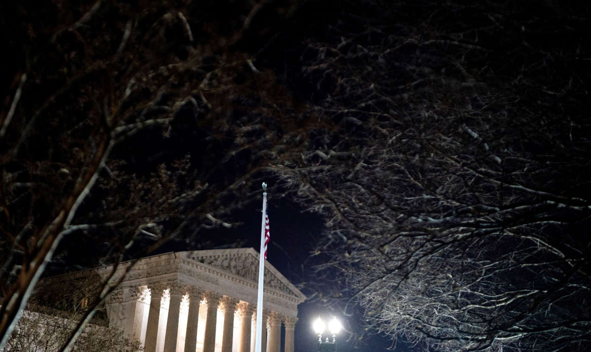 The U.S. Supreme Court is seen in Washington, D.C., on January 31, 2022.