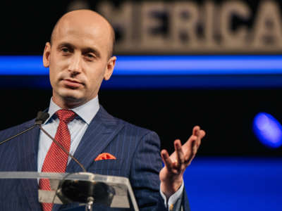 Former White House Senior Advisor Steven Miller speaks during the Conservative Political Action Conference (CPAC) held at the Hilton Anatole on July 11, 2021, in Dallas, Texas.