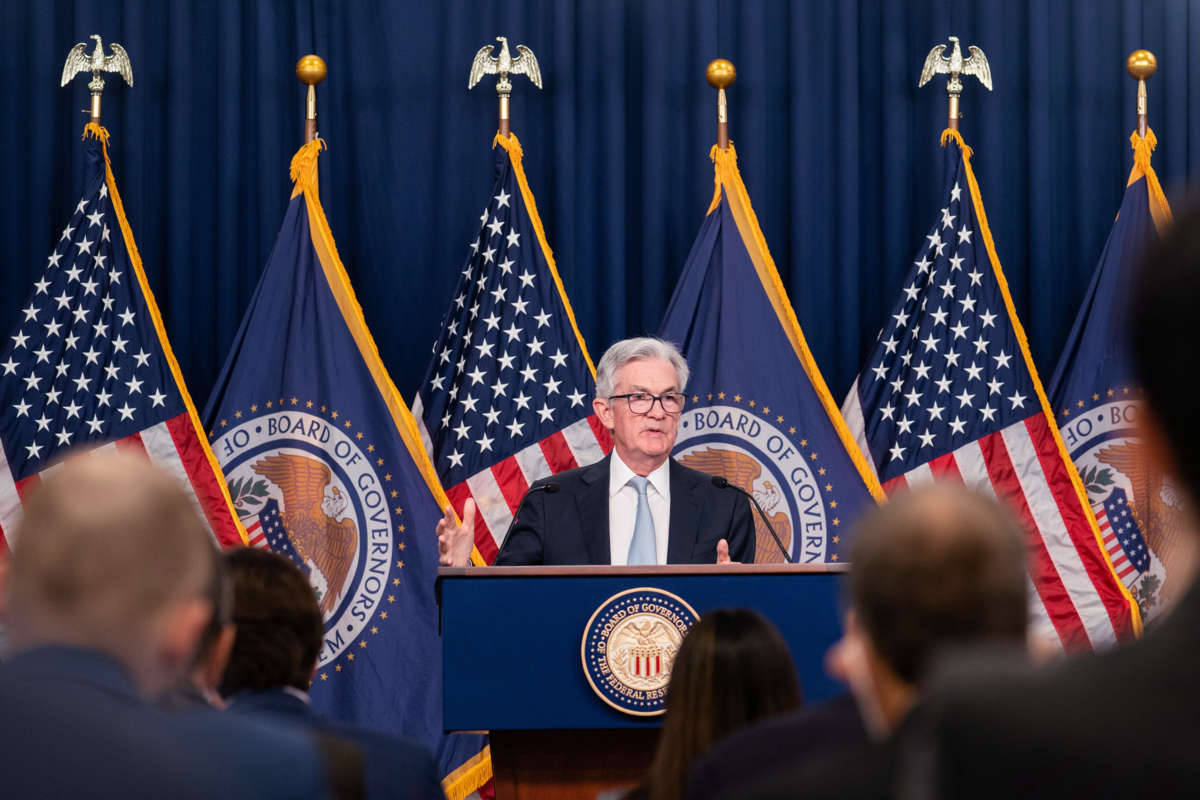 U.S. Federal Reserve Chair Jerome Powell attends a press conference in Washington, D.C., on November 2, 2022.