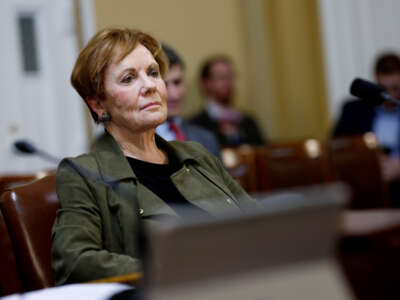 Rep. Kay Granger listens during a House Rules Committee hearing at the U.S. Capitol Building on December 22, 2022, in Washington, D.C.