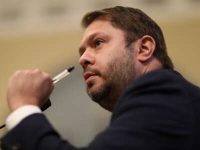 Rep. Ruben Gallego speaks during a House Natural Resources Committee hearing on July 28, 2020, on Capitol Hill in Washington, D.C.