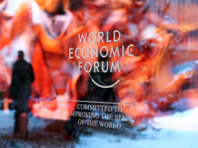 A general view of the World Economic Forum in Davos, Switzerland, on January 18, 2023.