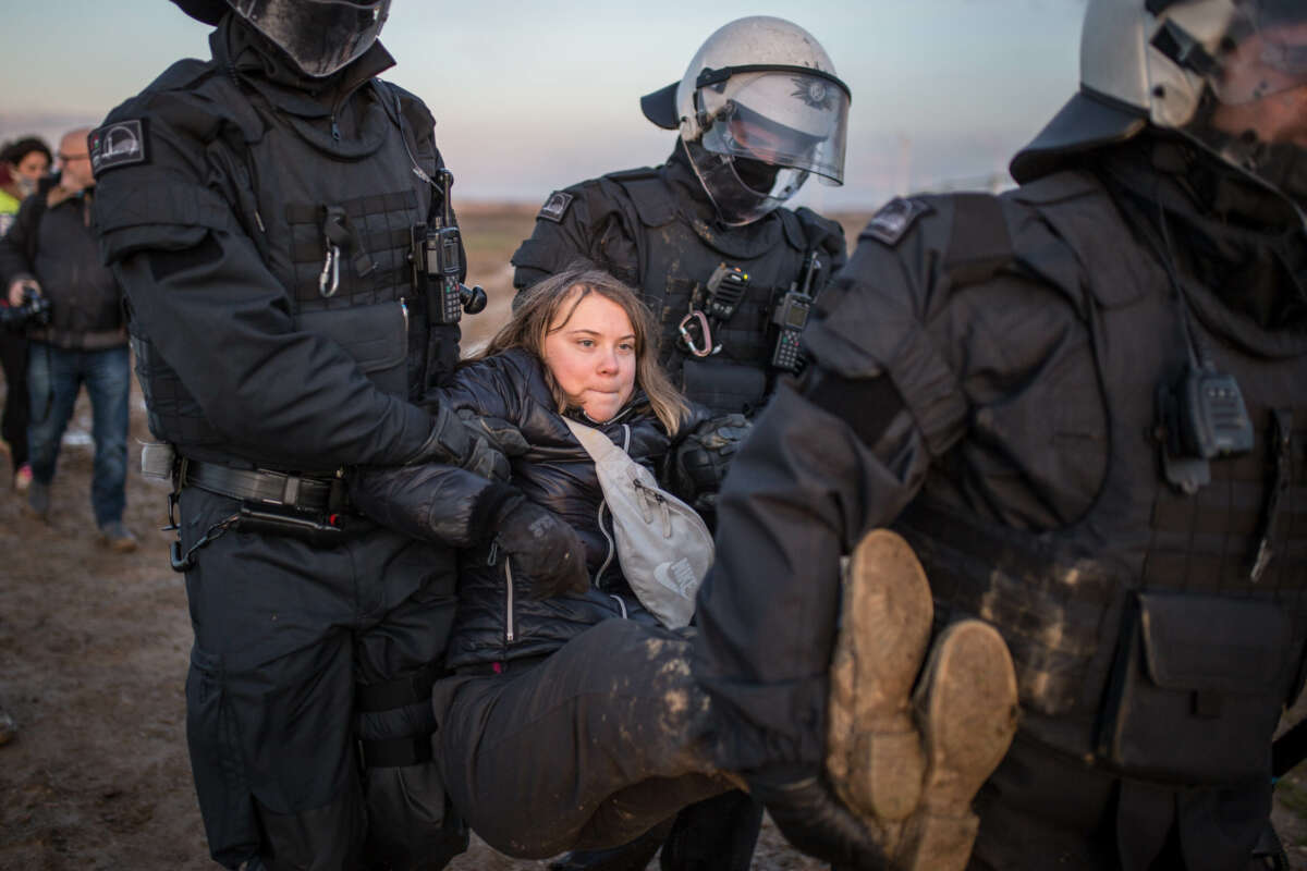 Greta Thunberg Detained At Coal Mine Protest